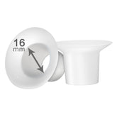 LOZAEVE 16mm flange inserts fit Spectra shields for comfortable pumping.