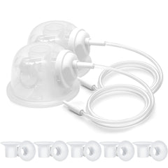 LOZAEVE Baby CaraCups wearable milk-collection two-pack for hands-free pumping