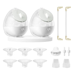 LOZAEVE Milk Express Cup discreet-wearable setup for hands-free pumping