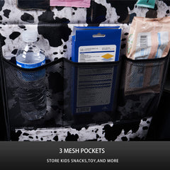 LSBS cow print kick mat easy-install with no tools for quick setup