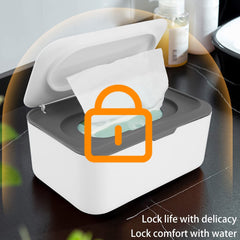 LSCSJUNS wipes dispenser one-handed-use with weighted base for easy pull.