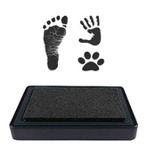 Lsushine ink pad for baby handprint showing smooth ink transfer for a precious keepsake.