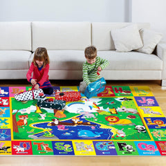 LTKOUGFAM bright colors and ABC patterns stimulate curiosity and early learning.