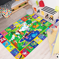 LTKOUGFAM baby play mat with soft surface ideal for safe crawling and tummy time.