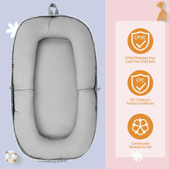Lucakuins baby lounger converted to backpack for hands free travel