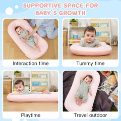 Lucakuins Baby Lounger offers extended space up to two years for growing infants.