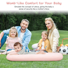 Lucakuins baby lounger size 36x20x4 inches for growing infants