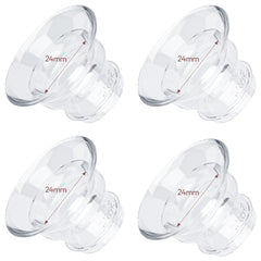Lucina Baby flange inserts 4pcs packshot—convert 24mm to 28mm for a better seal.