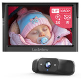 LUCKVIEW BM1 5-inch monitor delivers crystal-clear back-seat view for safer driving.