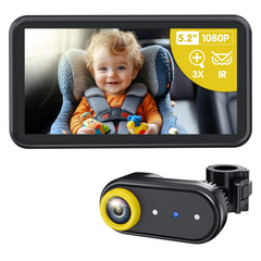 Luckview BM2A full setup in car ensures quick, tool-free installation.