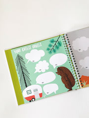 Lucy Darling baby journal photo-ready spread makes adding photos easy