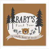 Lucy Darling Little Camper memory book cover with rustic woodland charm for lasting milestones