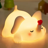 Luditek Sweet Heart Elephant Night Light with a trunk-heart glow for bedtime comfort.