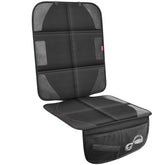 LUILANC car seat protector with thick padding cushions rides and protects seats.