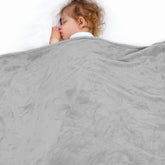Lukeight baby blanket soft-touch surface for cozy snuggles.