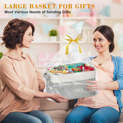 Lukeline storage basket close-up—durable handles for easy lifting and room-to-room reorganization.