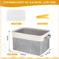 Lukeline storage basket in living room—twin-tone design adds modern style.