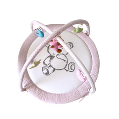 LULLABY COTTON detachable toys with crinkle textures for tactile play
