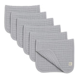 lululamb 6-layer muslin burp cloths demonstrate ultra-absorbent performance during feeds