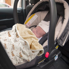 Lulumoon baby blanket neutral tones suit any nursery and gender.