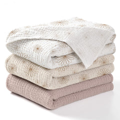 Lulumoon baby muslin swaddle blanket SandDaisy pack enables easy, versatile swaddling for calm newborn moments