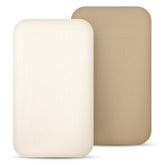 Lulumoon Muslin Bassinet Sheets cover shows soft, breathable fabric for baby comfort.
