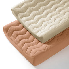 lulumoon muslin changing pad cover soft cotton texture for gentle baby skin