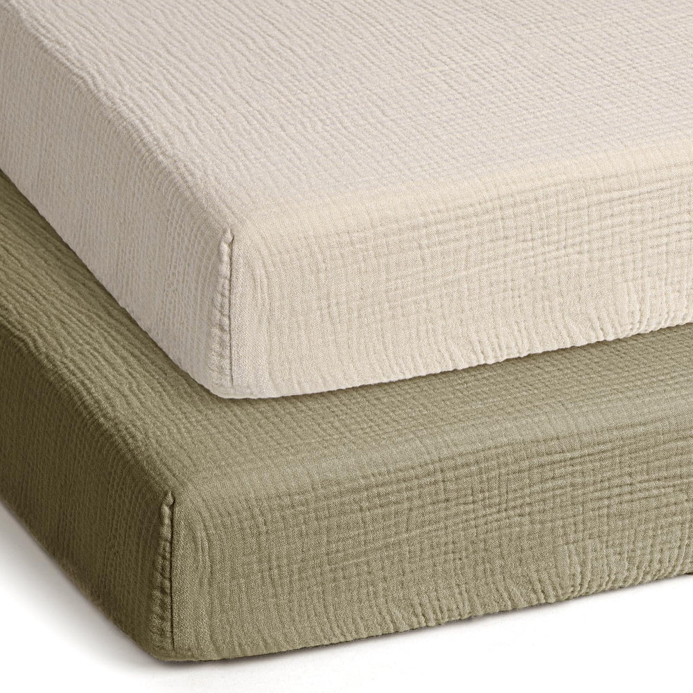 lulumoon pack-n-play sheets top view snug fit for Chicco mat