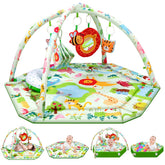 lulunemo baby play mat with detachable toys promotes engaging sensory play and tummy time