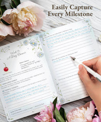 Luminate Press keepsake pregnancy journal weekly-prompts page supports organized reflections.