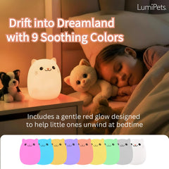 Lumipets Clive cat night light with USB-C charging and long battery life