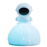 Lumipets Junior Astronaut Night Light tap-to-on feature provides gentle bedtime lighting.