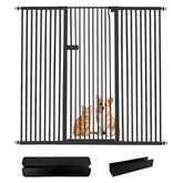 Lumizone extra tall cat gate 55-12-height shown in doorway for secure containment.