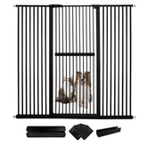Lumizone extra tall cat gate height 61.02in keeps active cats contained