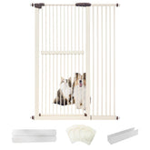 Lumizone extra-tall cat gate blocks escapes and keeps pets safe.