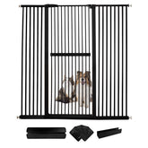Lumizone extra-tall cat gate 61.02 inches prevents jumping over in doorways.