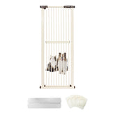 Lumizone gate in kitchen keeps pets contained while cooking.