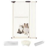 Lumizone extra tall cat gate stands 61.02 inches for escape-proof containment.