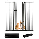 Lumizone Extra Tall Cat Gate in doorway prevents pets from jumping.
