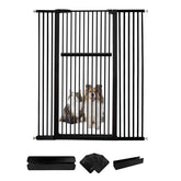 Lumizone extra-tall pet gate stands tall to deter jumpers and keep pets contained.