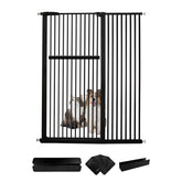 Lumizone extra tall gate shows 55.12 inch height for doorway containment.