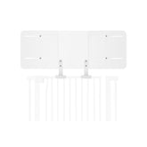 Lumizone pet gate height extension kit assembly shows secure, adjustable fit for growing cats or dogs