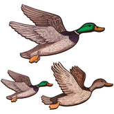 Lumncomfor wooden mallard duck 12-inch wall art adds bold rustic charm to living rooms.