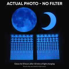 LUMOSX glow crescent moon 7.4-inch accent sparks imaginative nighttime scenes