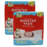 Lunapuer diaper booster overnight core-absorption delivers superior dryness for peaceful overnight sleep.