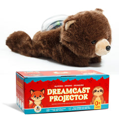 Lunapuer Sound Sleepers Bear close-up plush face glowing for bedtime comfort.