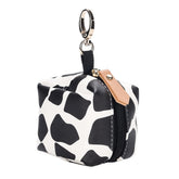 LUOZZY pacifier holder cow-pattern design keeps pacifiers organized on the go.