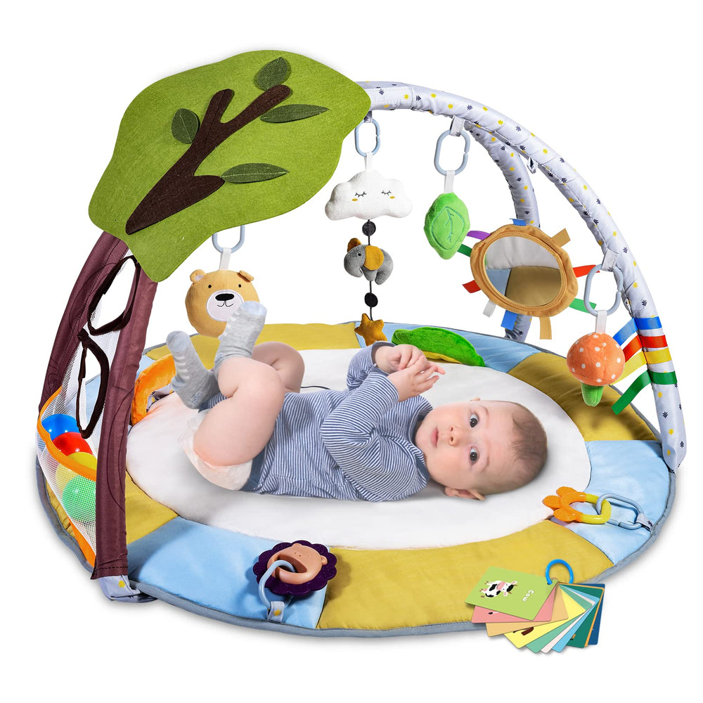 Lupantte Baby Gym tree design ball pit invites curious exploration and safe playtime.