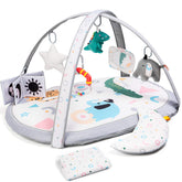 Lupantte replaceable mat cover anti-slip keeps baby safe during floor play.
