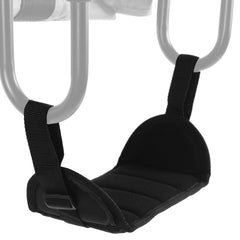 LuQiBabe universal-fit baby footrest clip-on mount provides secure support during meals.